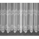Gardine nach Maß "Weimar" mit Makrammee-Stickerei (Spitze), Kräuselband