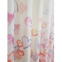 Vorhänge nach Maß "Hearts", Muster Detail