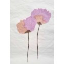 Gardine "Denver", Maßanfertigung, Muster Rose