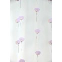 Gardine "Denver", Maßanfertigung, Muster Rose 2