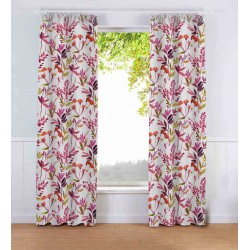 Vorhang nach Maß "Flora" Vorderansicht