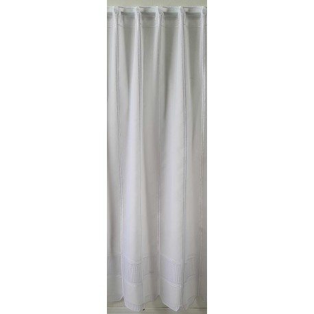 Scheibengardine nach Maß, Design: "Wien", Höhe: 90 cm