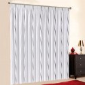 Gardine nach Maß "Aqua",  Kräuselband (1:2)