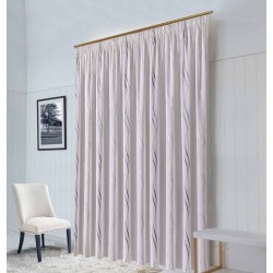 Gardine nach Maß "Voile", Automatik-Faltenband