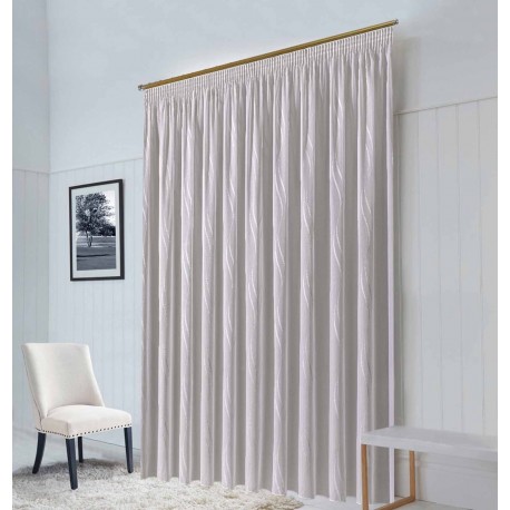Gardine nach Maß "Voile", Automatik-Faltenband