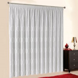 Gardine nach Maß "Voile", Automatik-Faltenband