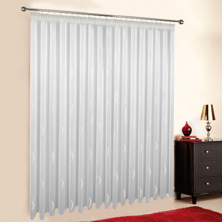 Gardine nach Maß "Voile", Automatik-Faltenband
