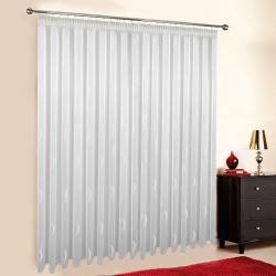 Gardine nach Maß "Voile", Automatik-Faltenband
