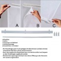 Schiebegardinen nach Maß "Horizonte"