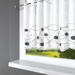 Scheibengardine nach Maß, Design: "Kismet"