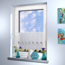 Scheibengardine nach Maß, Design: "Paris"