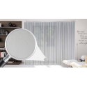 Gardine nach Maß, Design: "Stripe", Automatik-Faltenband (1:2,5), 3er-Falte